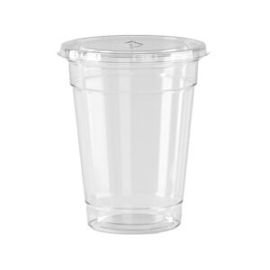 PLA Clear Cold Cups + Flat Lids