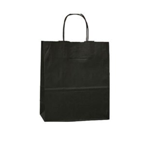 Black Take Away Bags with Twisted Handle